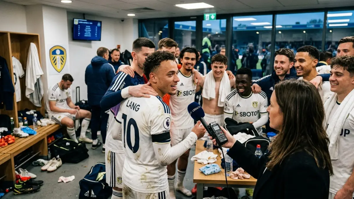 Noa mengungkap suasana Leeds United usai menang 4-1 atas Newcastle. Ia menyebut skuad seperti keluarga dan meminta tim tetap membumi.