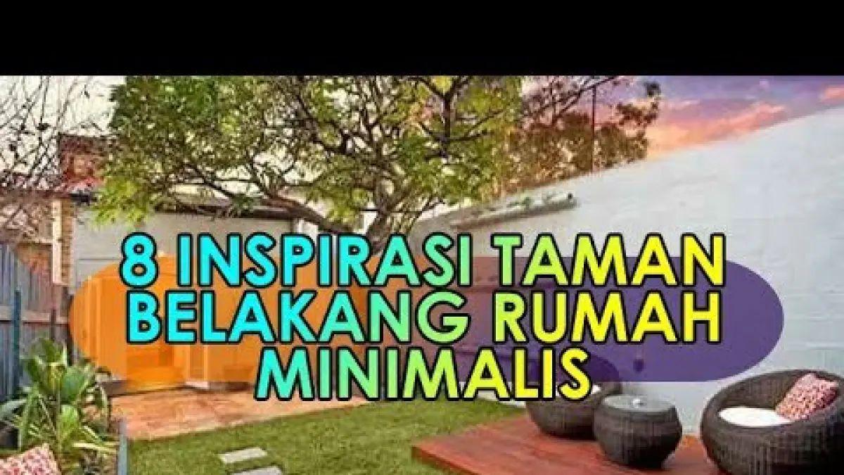 Taman belakang rumah minimalis bisa disulap menjadi area santai yang nyaman. Simak 8 ide desain, mulai dari taman tropis hingga gazebo mungil.
