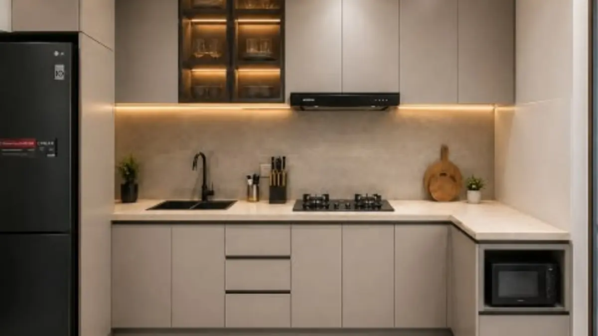 Dapur minimalis ruang kecil bisa tetap nyaman dan berkarakter. Simak 11 ide dengan warna, kayu, pencahayaan, hingga gaya retro. (PINTEREST)