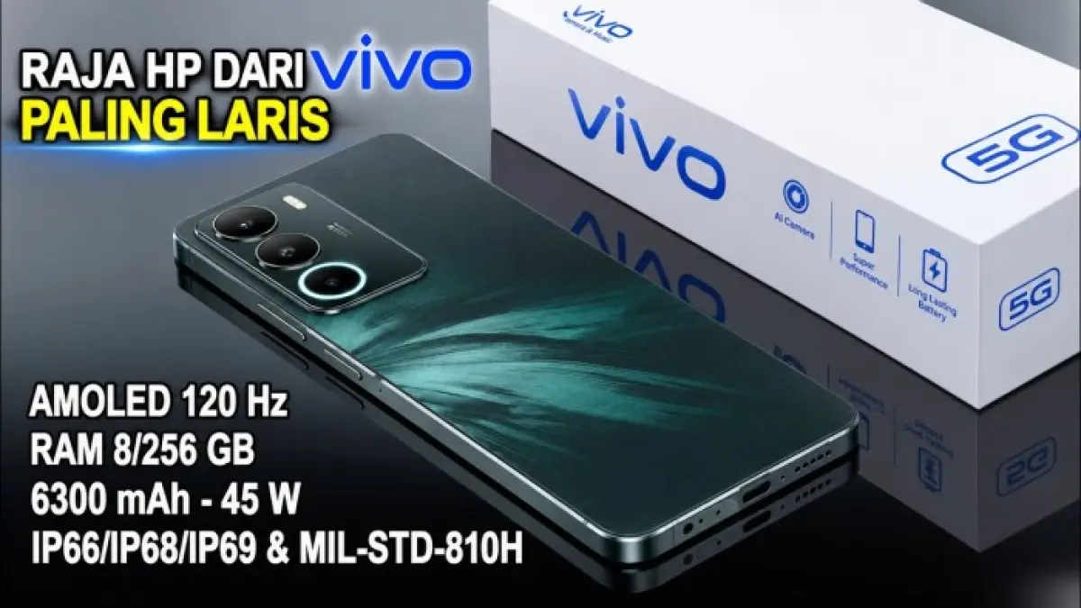 Rekomendasi HP Vivo September 2026 mencakup Y19s Pro, Y400, Y29 4G, T5 Pro 5G, dan Y500 dengan keunggulan berbeda.