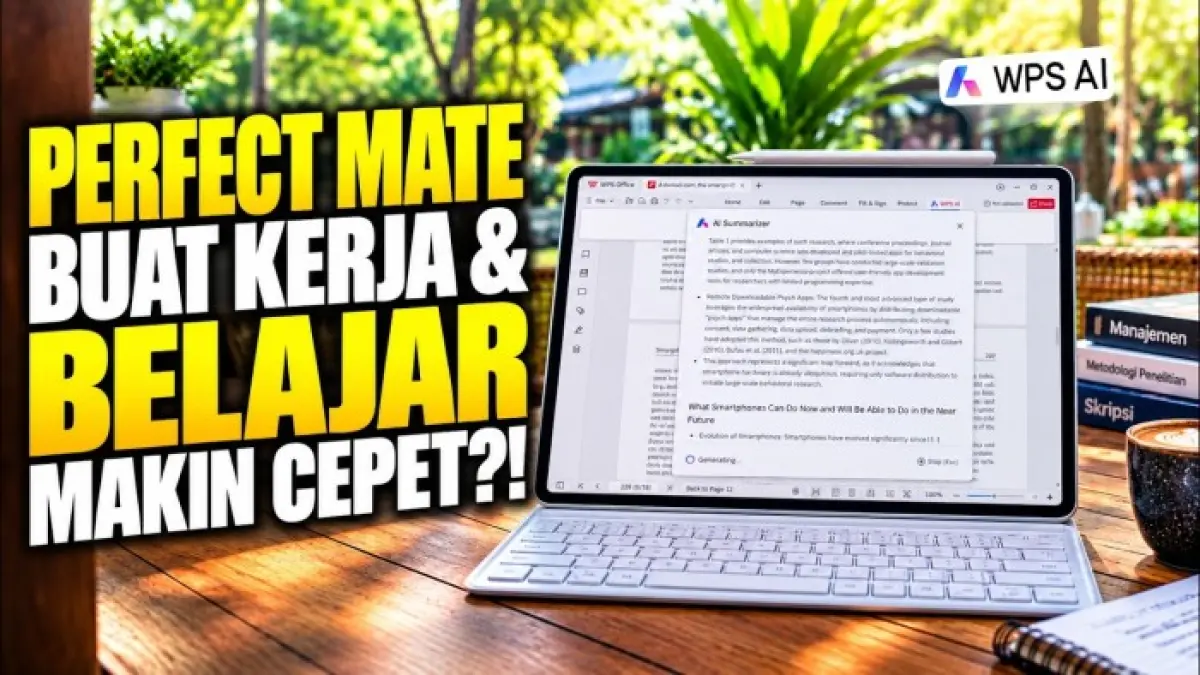 Huawei MatePad Air 2026 membawa fitur AI untuk kerja dan kuliah, mulai dari rangkum PDF, buat PPT, analisis data hingga AI Tutor.
