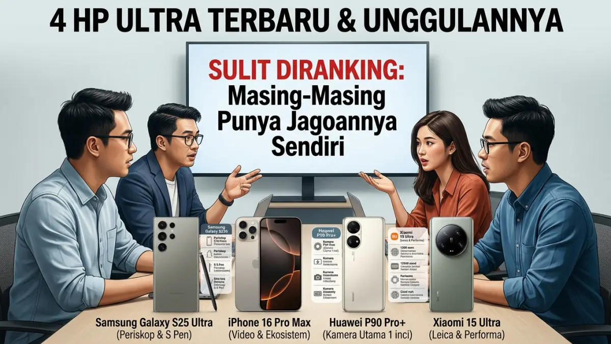 4 HP Ultra Terbaru Sulit Diranking, Ternyata Masing-Masing Punya Jagoannya Sendiri