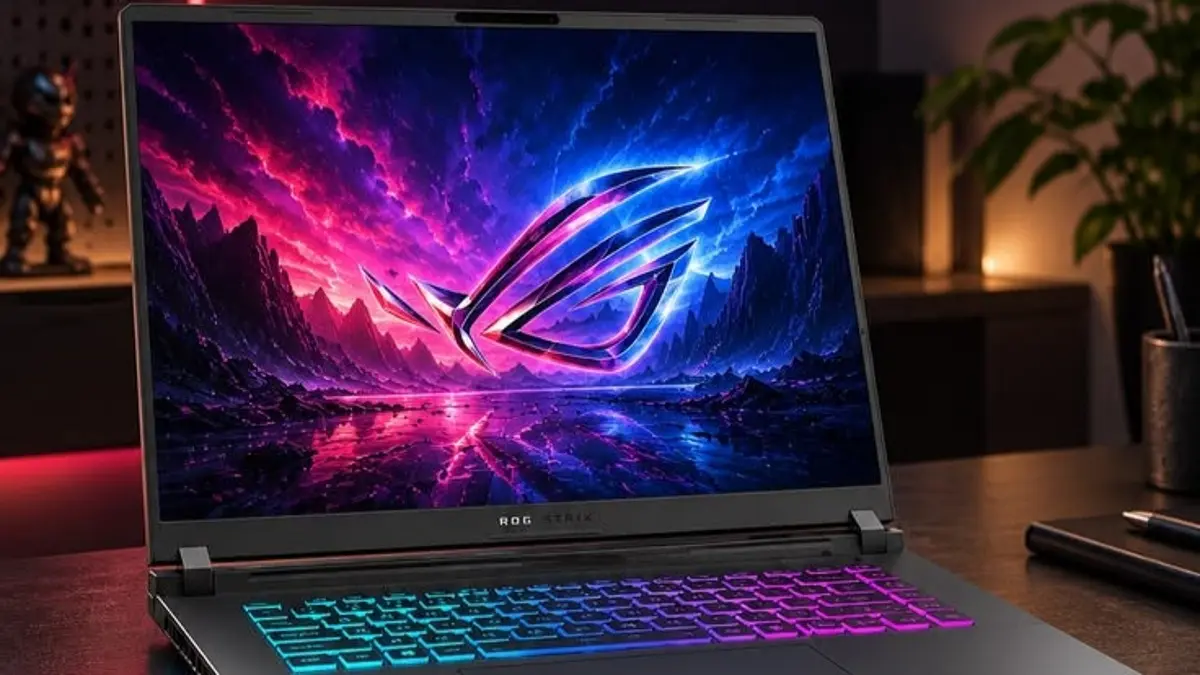 Asus ROG Strix G16 2025 seharga Rp59,4 juta membawa RTX 5080, RAM hingga 64 GB, SSD 1 TB, dan layar 165Hz. Simak spesifikasi lengkapnya.(Pinterest)