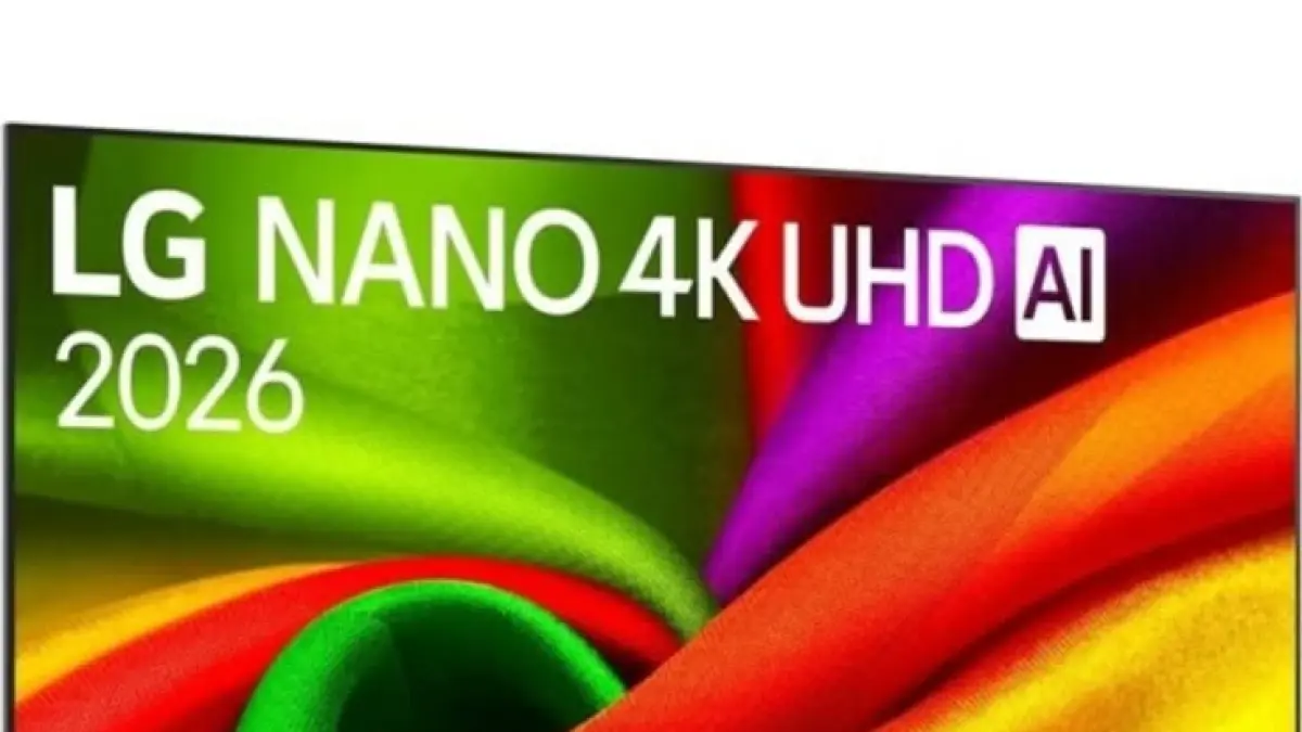 LG Nano 4K 2026 hadir dengan desain frameless, Alpha 7 Gen 9, tiga HDMI, Bluetooth 5.0, dan layar 4K. Simak fitur terbarunya.(PINTEREST)