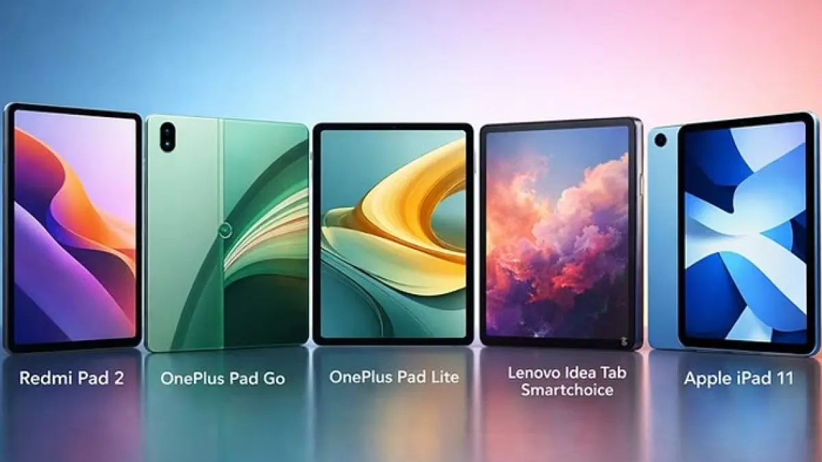 Tablet 2 jutaan 2026 menawarkan layar 2.5K, baterai hingga 10.000 mAh, keyboard, stylus, dan koneksi 4G. Simak 5 pilihannya.(Gemini AI)
