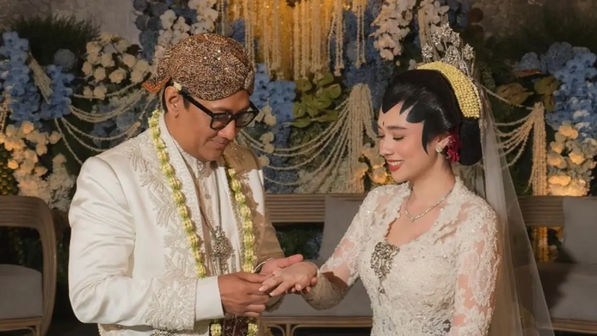 Andre Taulany resmi menikahi Amanda Rigby pada 20 September 2026. Simak pernyataan, momen akad, mahar, hingga unggahan Andre.(Gemini AI)