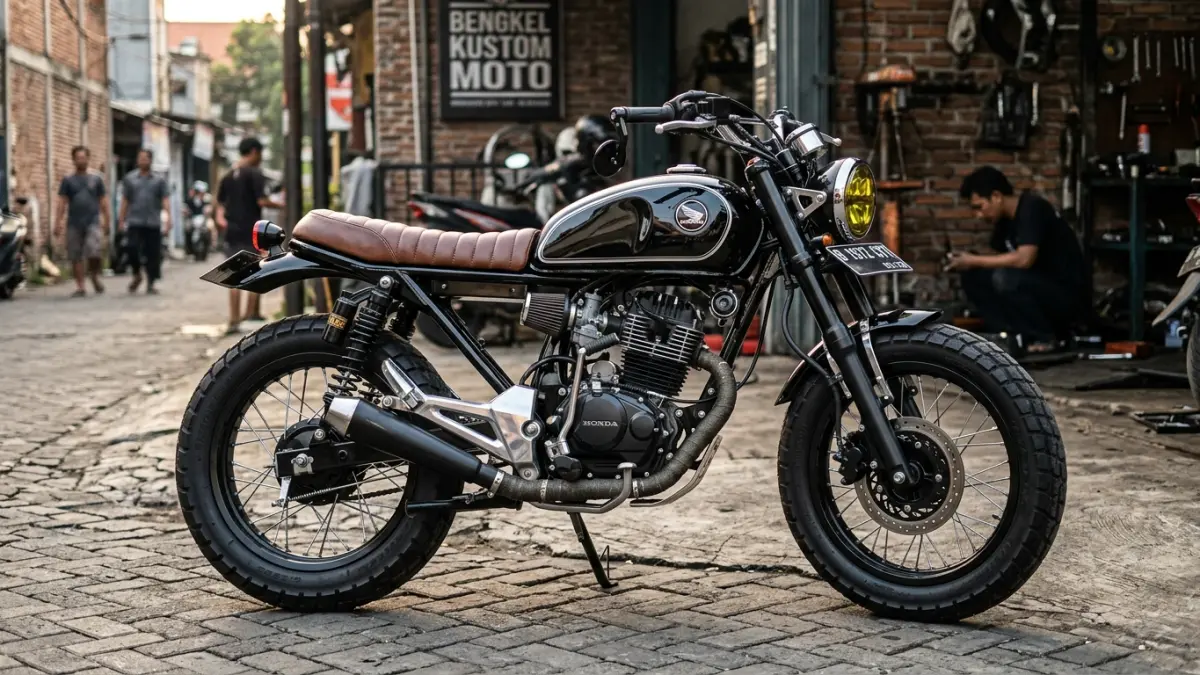 Cari motor custom murah? Simak pilihan berdasarkan budget mulai Rp6 jutaan, belasan juta hingga sekitar Rp20 juta dan Rp100 jutaan.