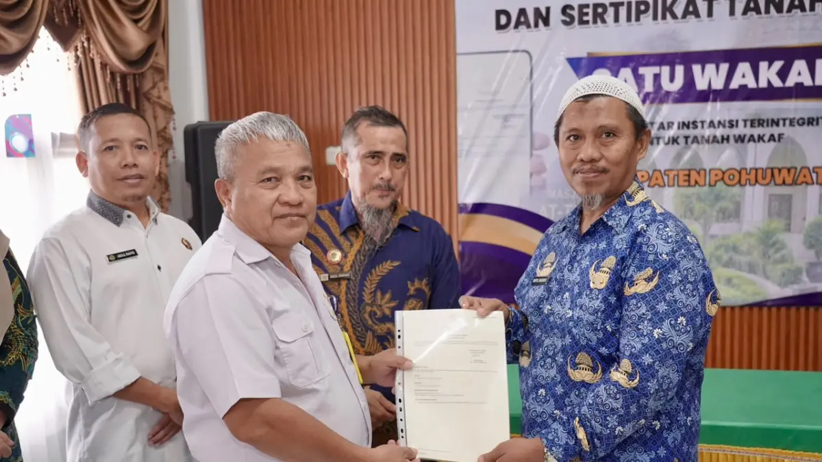 Sertipikasi tanah wakaf Muhammadiyah Pohuwato memberi kepastian hukum untuk pengembangan pendidikan dan amal usaha.