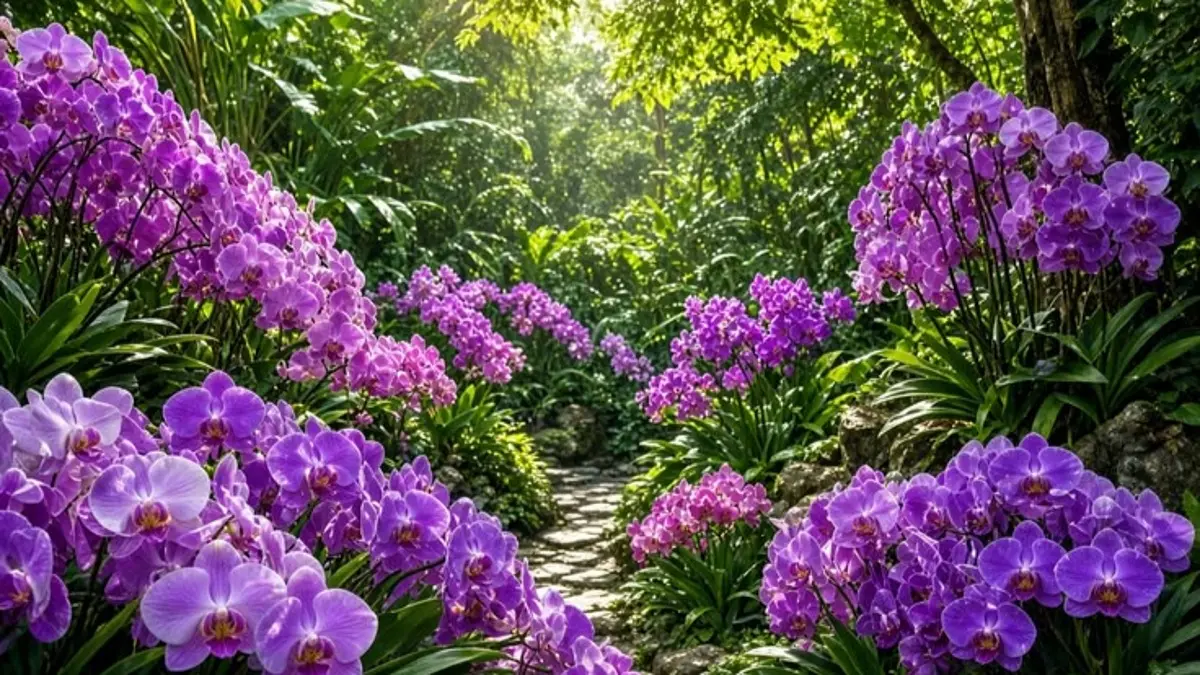 Cara merawat anggrek Dendrobium untuk pemula, mulai dari media porous, pot, penyiraman, nutrisi hingga sirkulasi udara. (Pinterest)