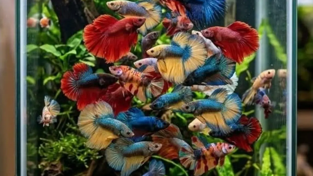 Veltel Inuyasa bisa tembus Rp3 juta. Bentuk ekor dan proses breeding membuat cupang ini punya nilai jual tinggi. (Pinterest)