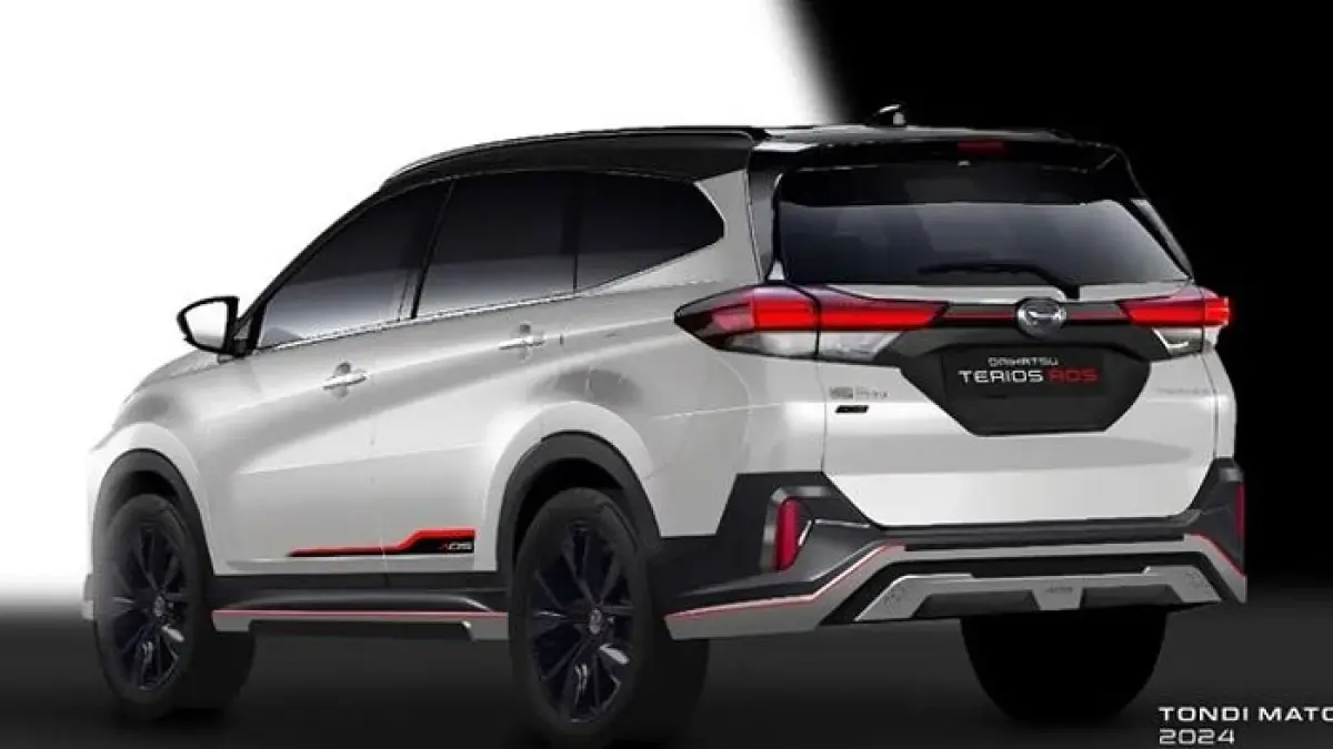 Cek spesifikasi Terios Special Edition edisi 20 tahun! Cuma ada 20 unit, tampil sporty gaya two-tone, mesin 1.5L tangguh, dan harga Rp250 jutaan.(Gemini AI)