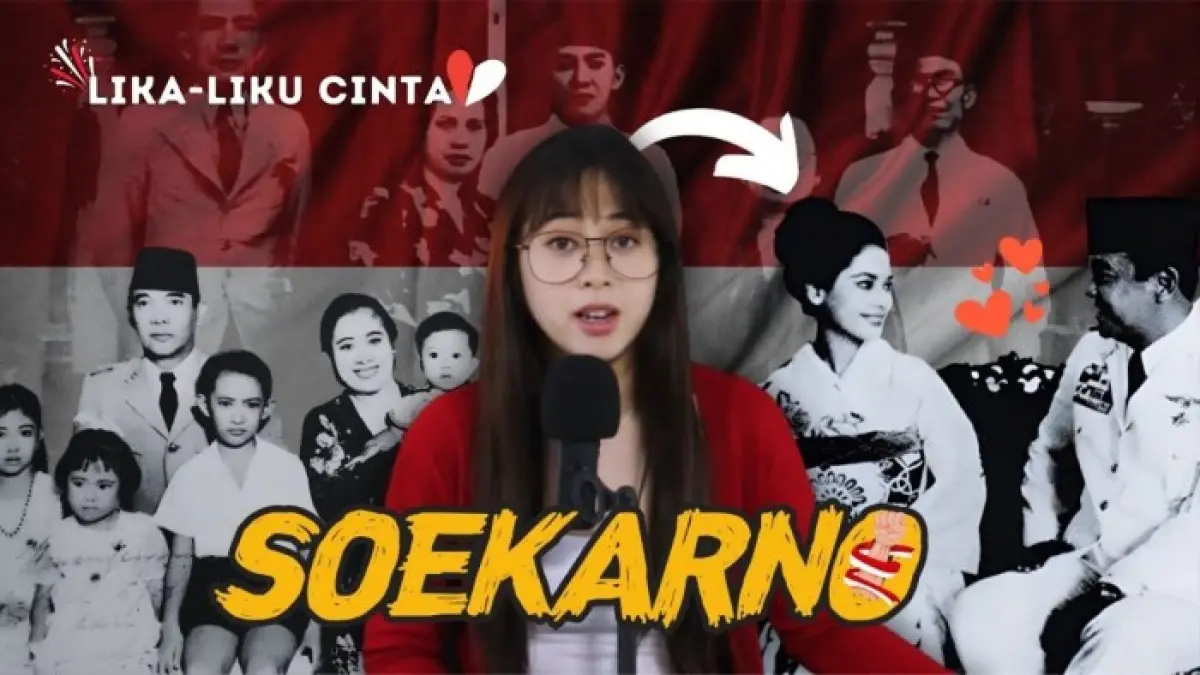 Istri Soekarno dari Utari, Inggit, Fatmawati hingga Dewi Soekarno punya kisah cinta yang penuh lika-liku.