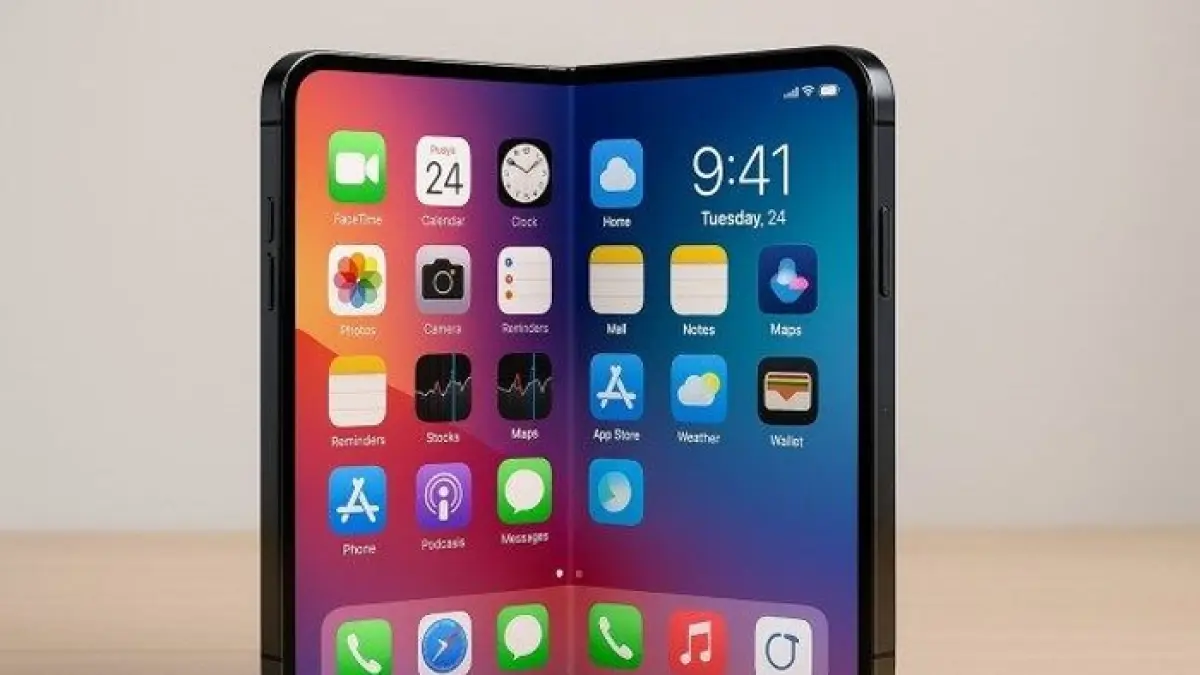 Ulasan lengkap iPhone Duo lipat! Cek spesifikasi layar Nano-Texture 7,6 inci, performa A20 Pro 2nm, Touch ID, dan jadwal rilis resminya.(Gemini AI)