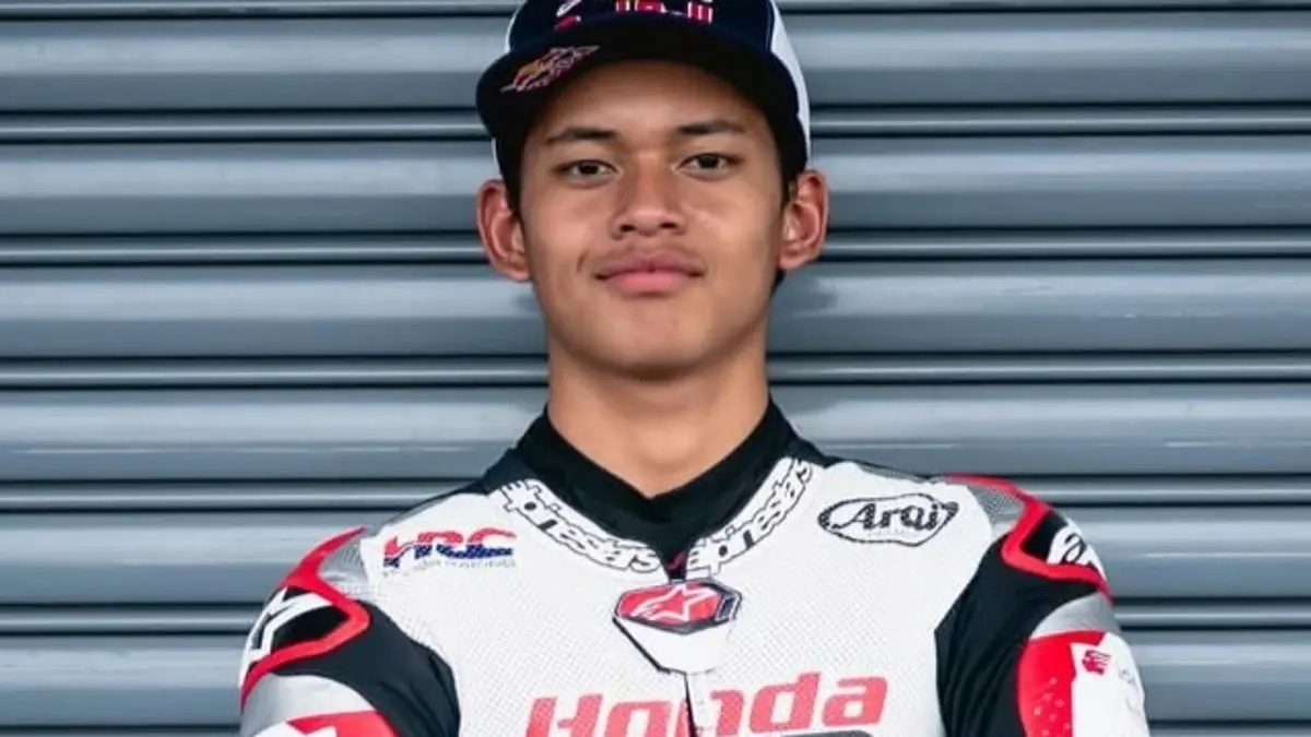 Veda Ega Pratama Moto3 2026 finis P8 di latihan Jepang dan langsung Q2 dengan waktu 1 menit 55,597 detik. (Pinterest)