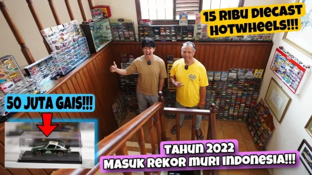 Koleksi Hot Wheels Om Vero mencapai 15 ribu unit. Beberapa diecast langka bernilai puluhan juta rupiah.