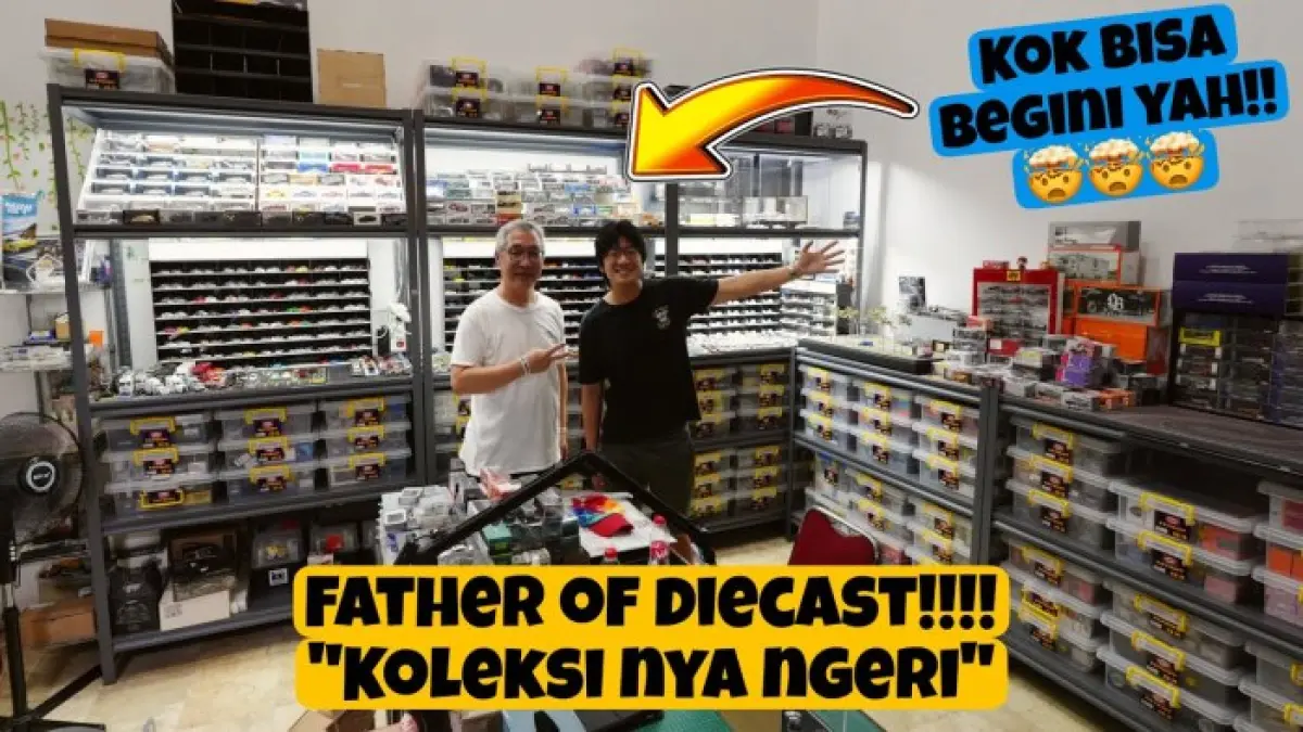 Kolektor diecast Agus Wijanto punya koleksi langka Kyosho hingga Mini GT, sekaligus aktif mengembangkan komunitas diecast.