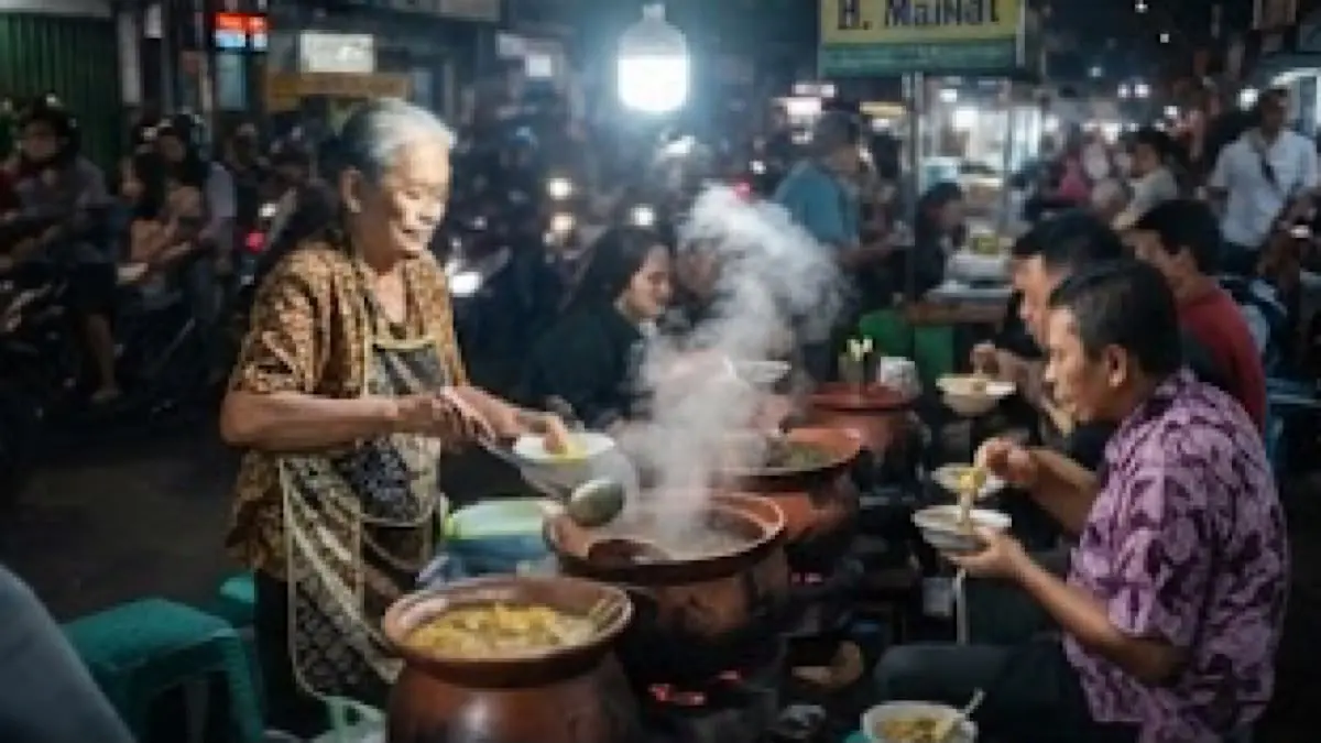 Makanan khas Indonesia sangat beragam, dari rendang, sate, pempek, hingga martabak sagu yang kaya cita rasa daerah.(gemini AI)