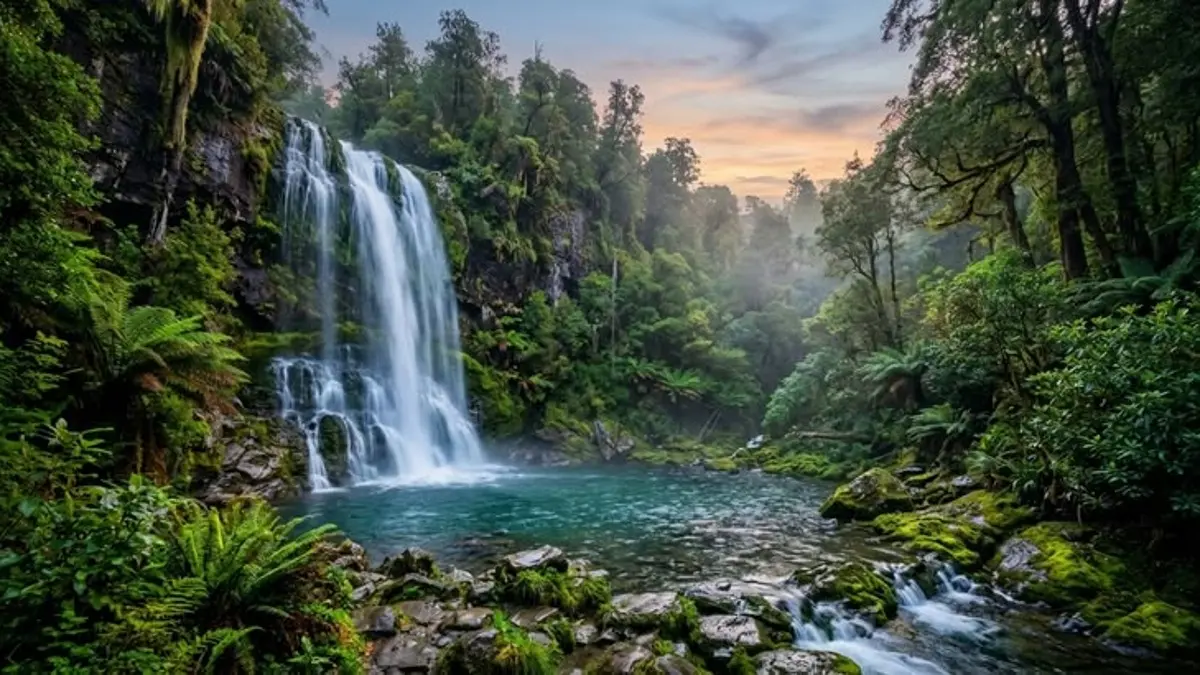 7 air terjun terindah di Indonesia punya pesona unik, dari Ponot yang menjulang hingga Tumpak Sewu mirip Niagara. (PINTEREST)