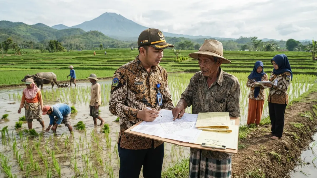 Pemanfaatan tanah secara produktif menjadi bagian penting dalam tujuan Reforma Agraria.