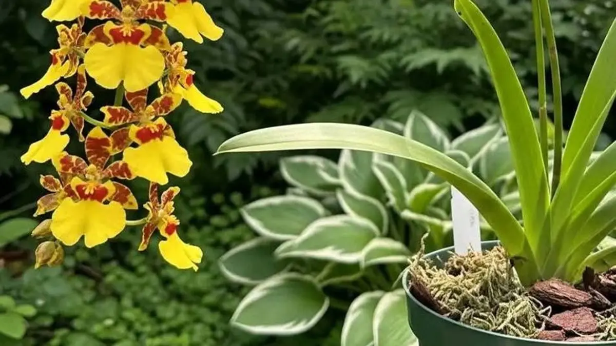 Anggrek Oncidium perlu dirawat dengan memperhatikan daun, media, cahaya, kelembapan, serta sirkulasi udara agar tetap sehat.(Pinterest)