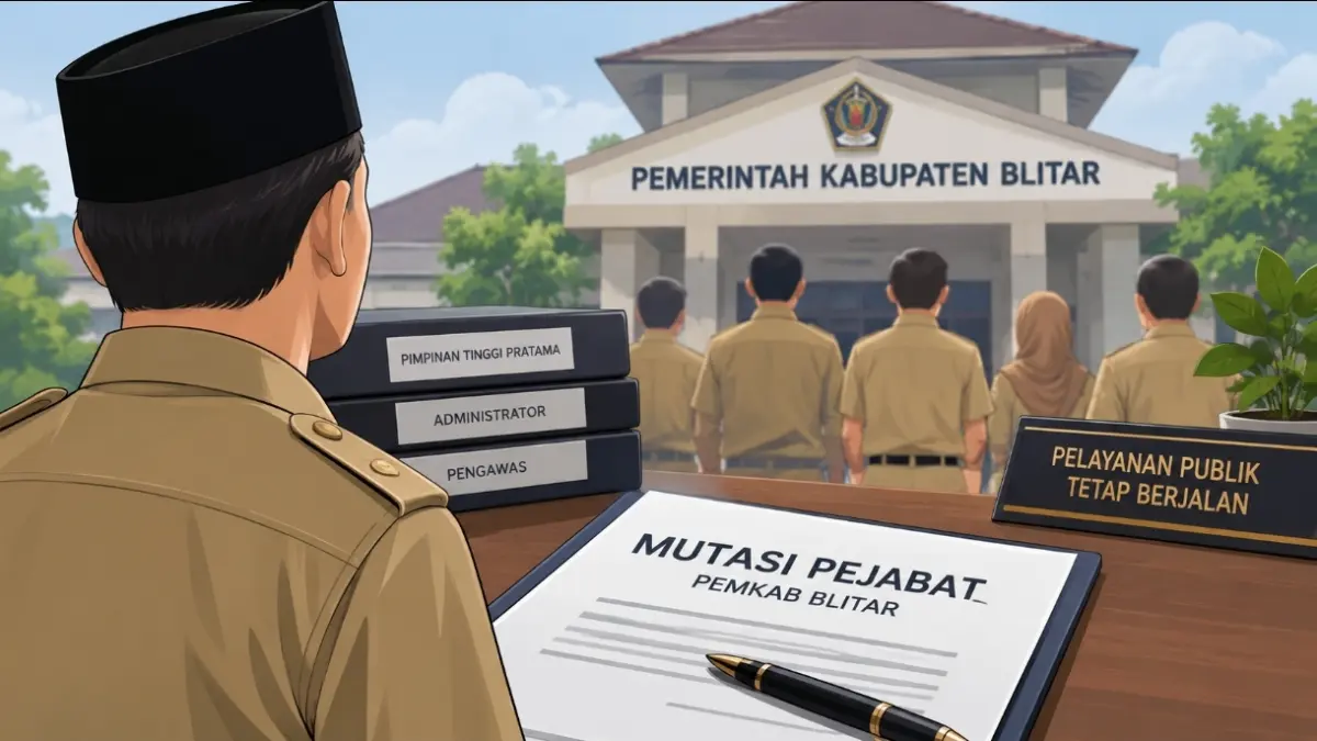 Mutasi Pejabat Pemkab Blitar