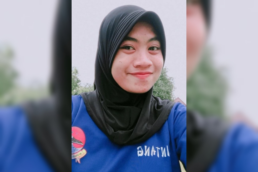 Lintang Alvinda Niafudanita atlet Muaythai asal Lamongan ini Agendakan sehari lari selama 45 menit (istimewa)