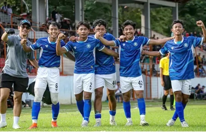 TARGET LOLOS KE LIGA 2: Skuad Persiku ketika beruji coba. (website radar kudus)