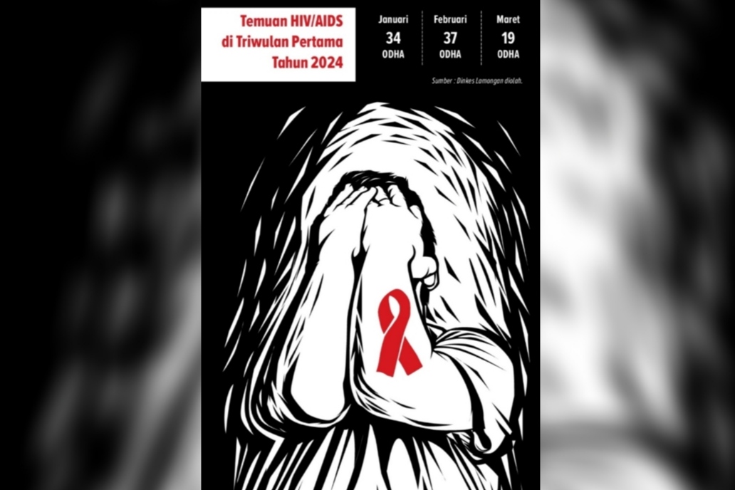 Data Tuan HIV/AIDS triwulan Pertama tahun 2024, ditemukan 90 odha baru (ainur ochiem/ rdrbjn)