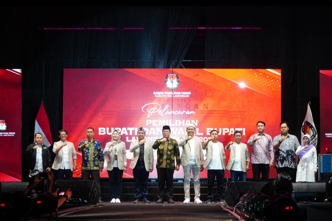 KPUK Lamongan Ajak Masyarakat Lamongan Berpartisipasi Mensukseskan Pilkada Lamongan 2024 (ist. / Radar Lamongan)