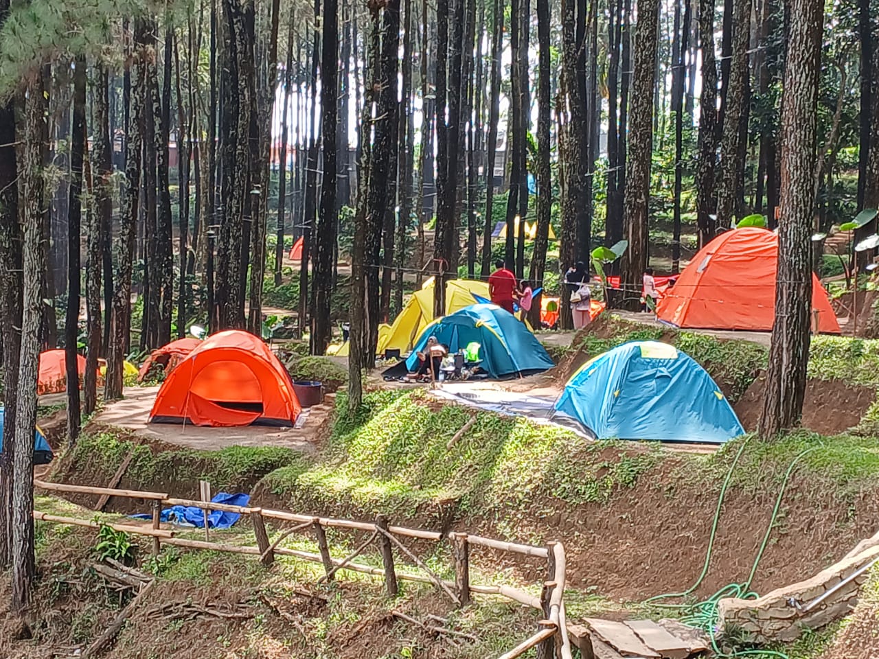 TEDUH : Wisata Camping Ground Kekinian Bisa jadi Refrensi untuk Mengisi Liburan Sekolah (Anjar. / Radar Lamongan)
