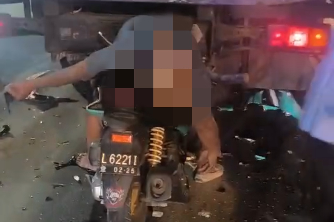 Abdul Kholik,warga Desa Gedongboyountung Kecamatan Turi, Tewas karena menabrak bagian belakang truk di jalan nasional Jaksa Agung Suprapto (Istimewa / Radar Lamongan)