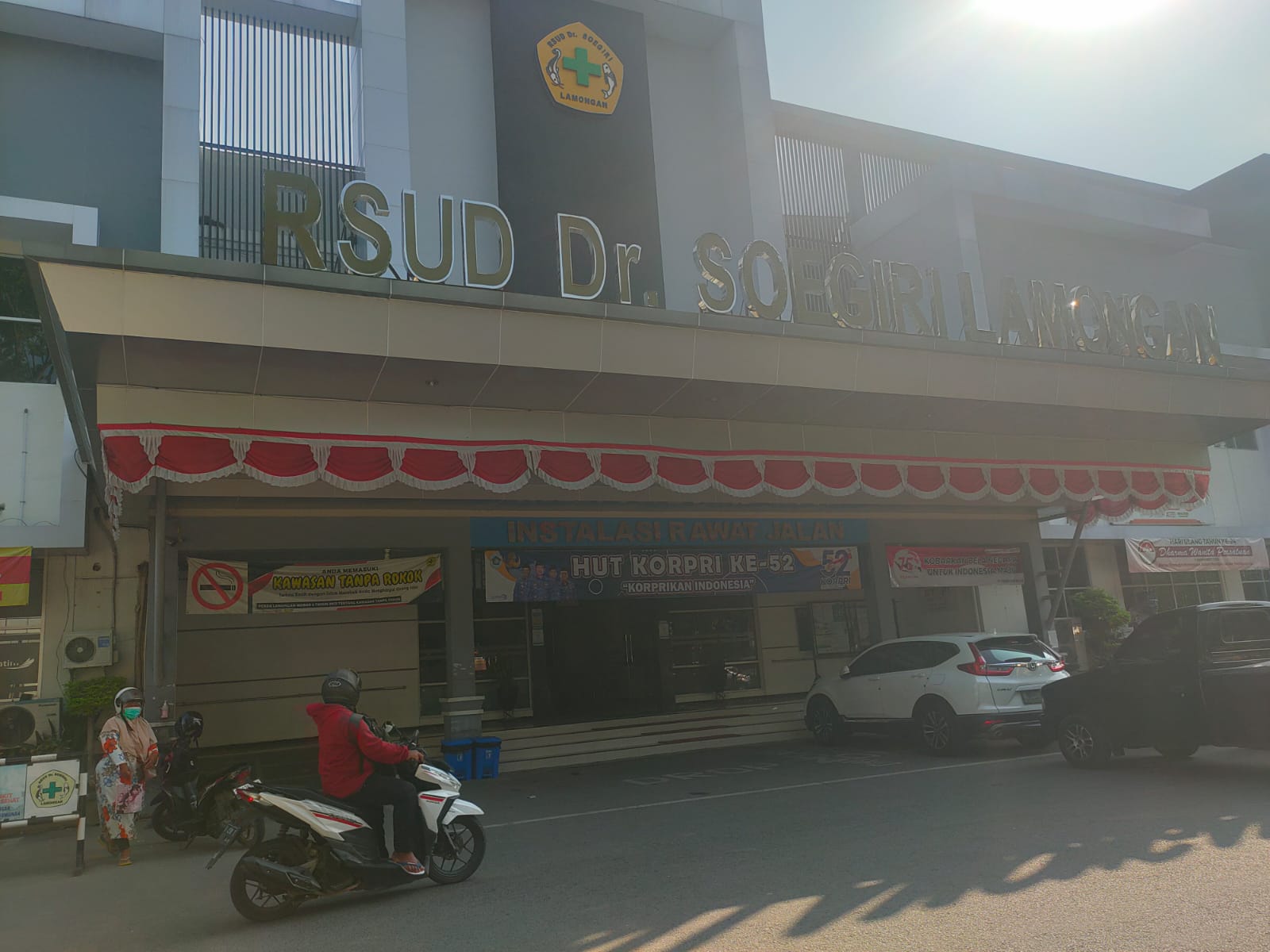 RUANG ISOLASI KOSONG: RSUD tidak membuka layanan vaksinasi Covid-19. (DOK/RDR.LMG)