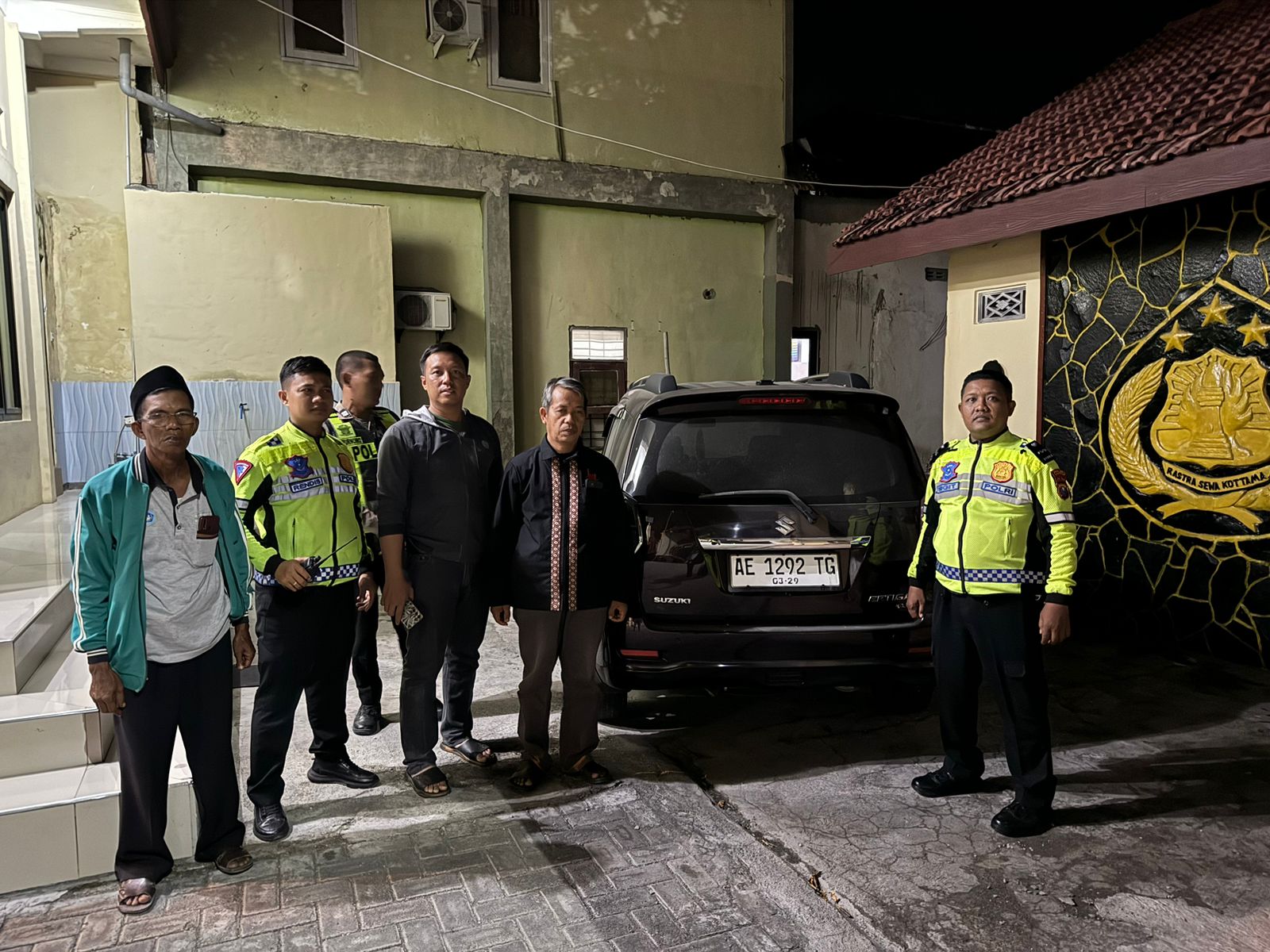 Pengemudi Suzuki Ertiga yang terlibat kecelakaan di Kecamatan Deket berhasil diamankan petugas kepolisian di wilayah Kecamatan Karanggeneng (istimewa)