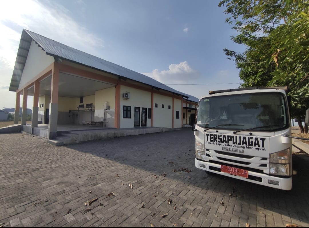 DIPELOTOTI: Bangunan RPHU yang rampung dibangun, masih menyisakan jejak dugaan korupsi.