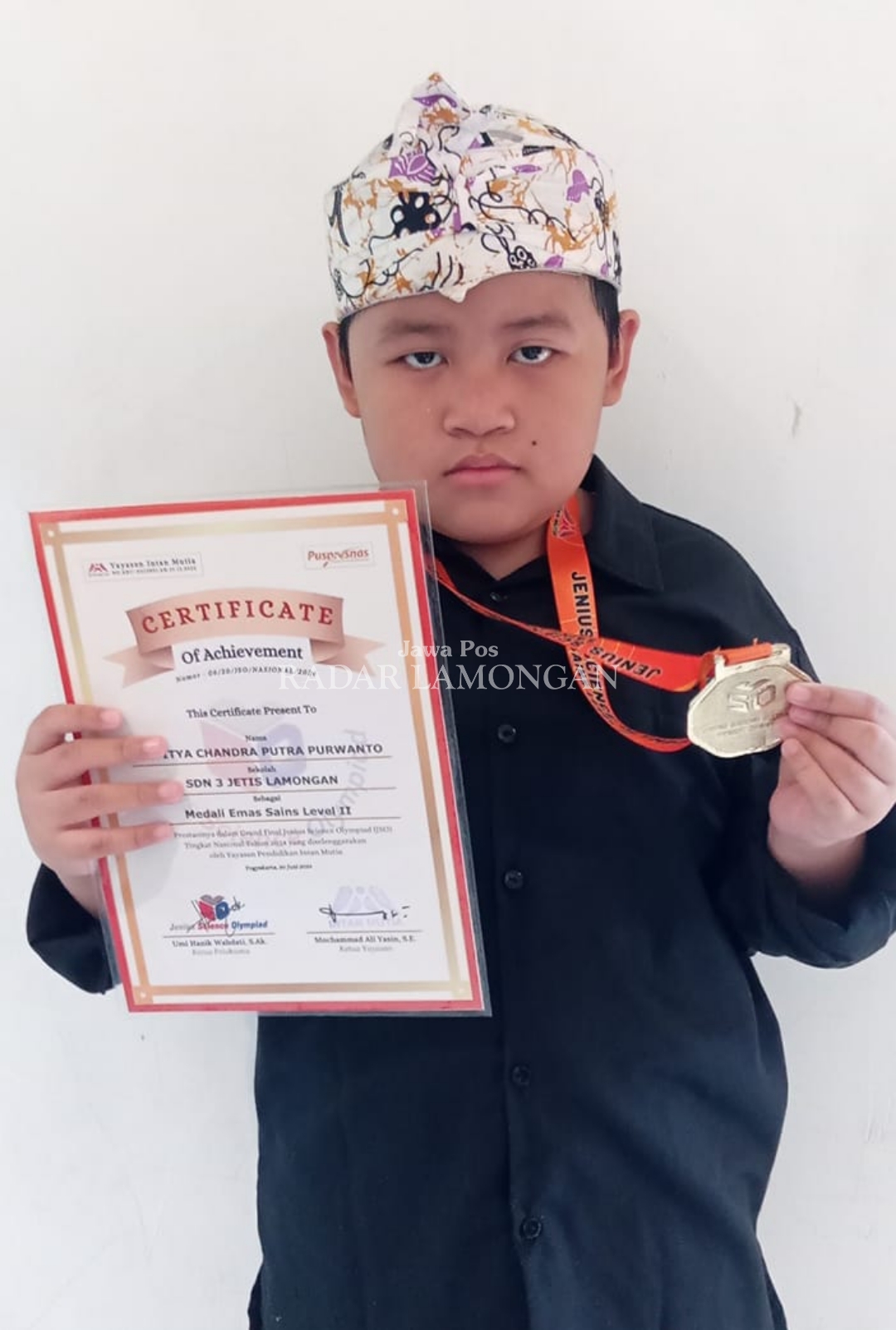 Raditya Chandra Putra Purwanto. (IST/RADAR LAMONGAN)