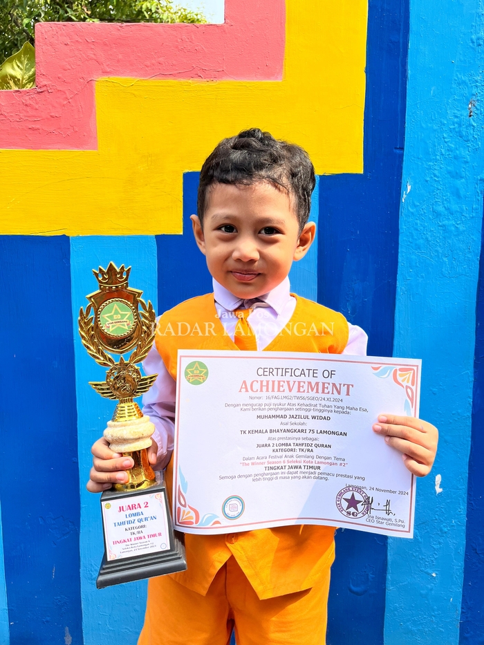 Muhammad Jazilul Widad. (IST/RADAR LAMONGAN)