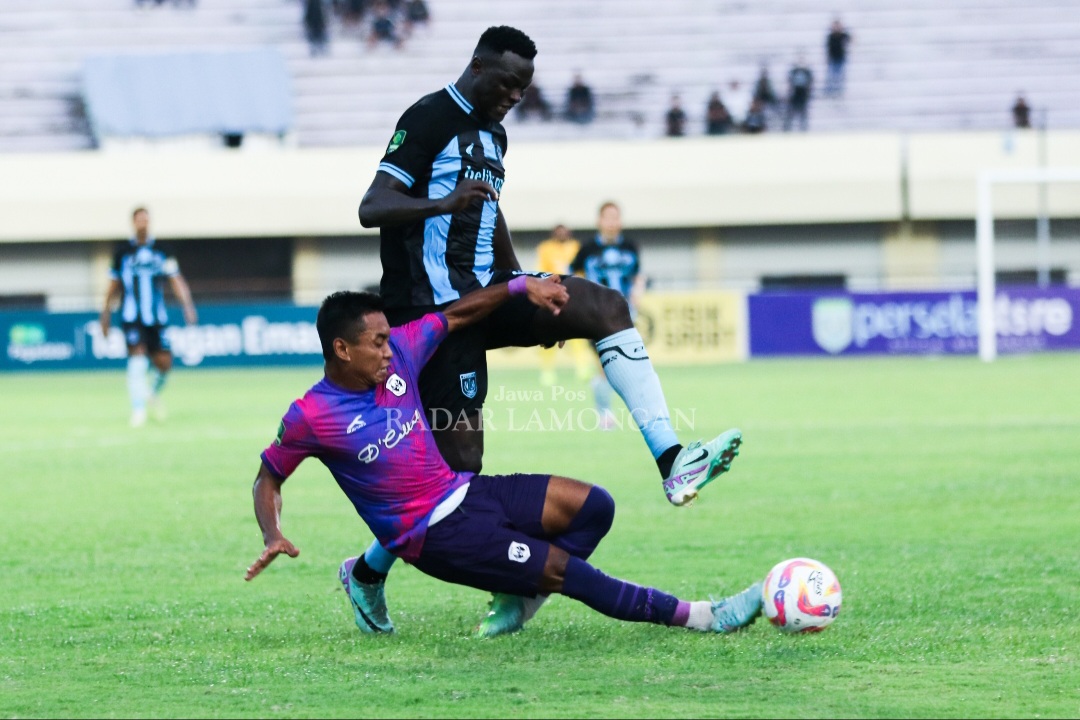 MILIKI TREN POSITIF: Tim pelatih meminta pemain tidak meremehkan Rans Nusantara FC yang saat ini berada di papan bawah grup 3 Liga 2. (Anjar D. Pradipta / Radar Lamongan)