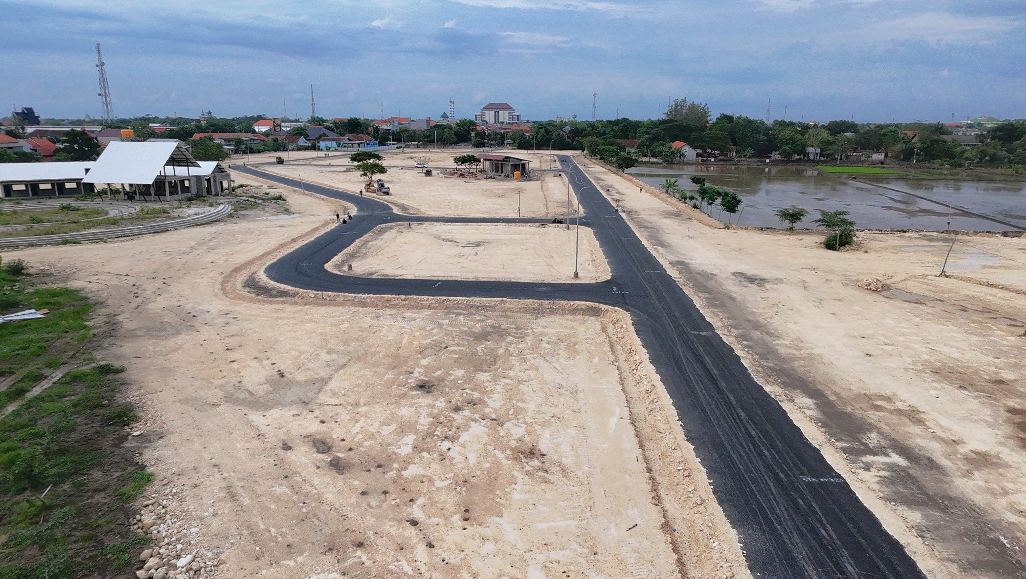 BERTAHAP: Wajah KaGama Lamongan yang perlahan sudah direalisasikan Pemkab Lamongan melalui Dinas Perumahan Rakyat, Kawasan Permukiman, dan Cipta Karya Lamongan.