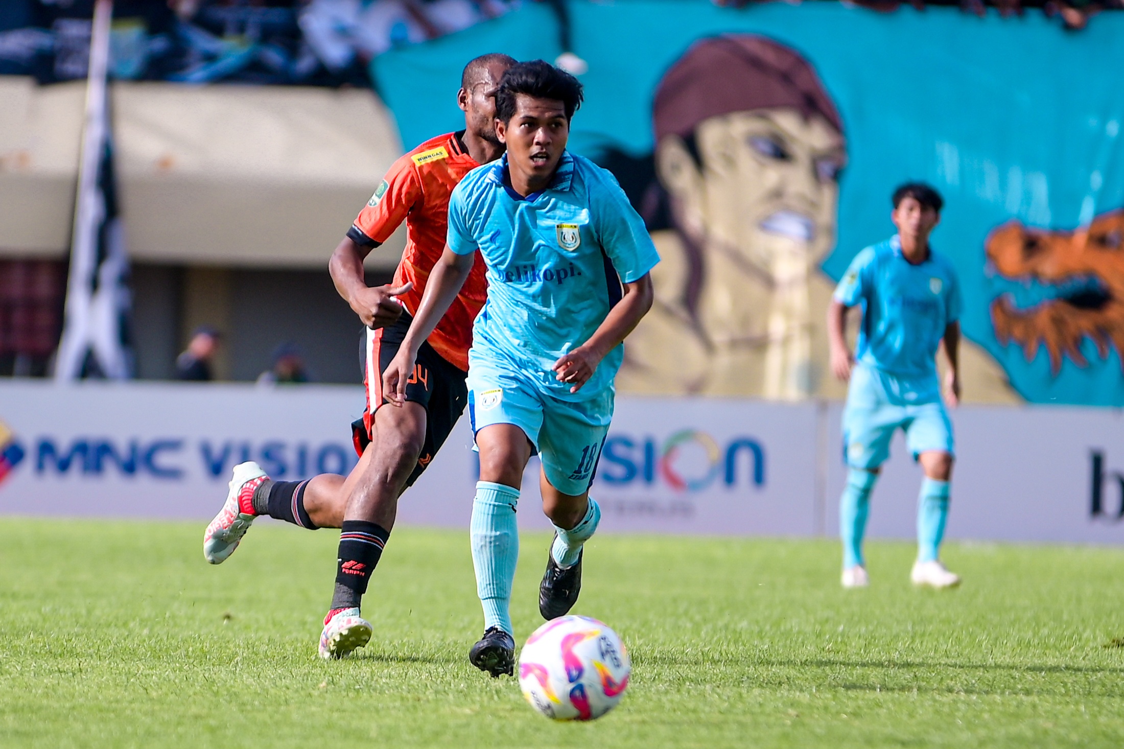 PILIHAN UTAMA: Aldi Al-Achya tampil cukup bagus saat Persela menjamu Persibo.&nbsp;(Dok. Persela)