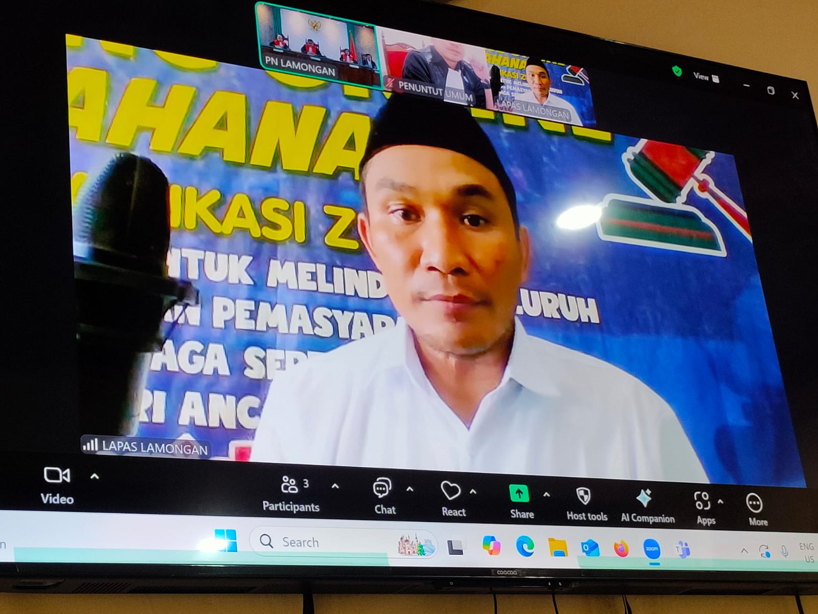 INCRACHT: Terdakwa Ilham Bigo Novebrianto divonis lebih ringan satu tahun penjara dari tuntutan JPU.&nbsp;&nbsp;