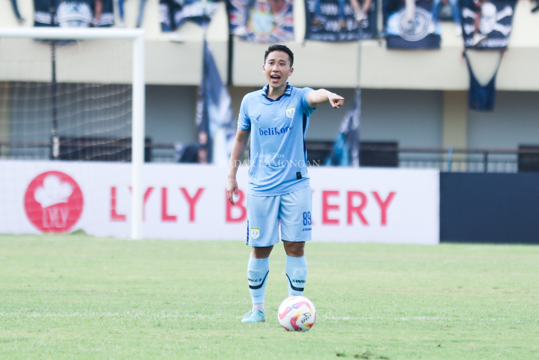 PEMAIN NATURALISASI: Lee Yu-Jun kemungkinan besar menjadi starter saat Persela menjamu Persipal FC Minggu sore (5/1). (Anjar / Radar Lamongan)