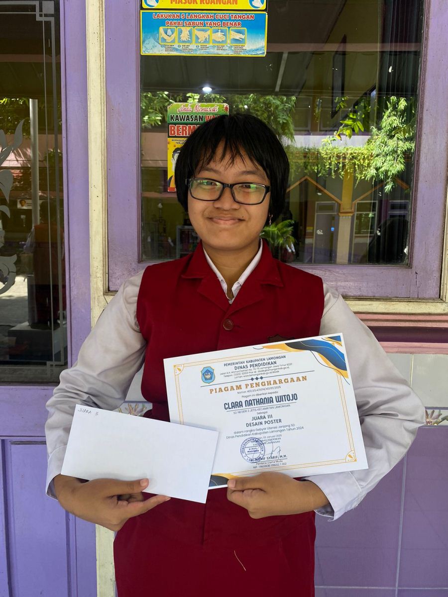 MELATIH BERBAHASA INGGRIS: Clara Nathania Witojo. (IST/RDR.LMG)