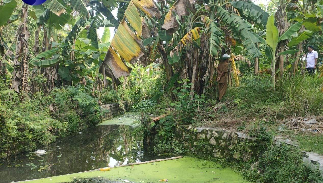 SURVEI LOKASI: Rumah pompa rencananya dibangun di lingkungan Sawo Kecamatan Babat untuk mengantisipasi banjir di Desa Bedahan, Kecamatan Babat. (IST/RDR.LMG)