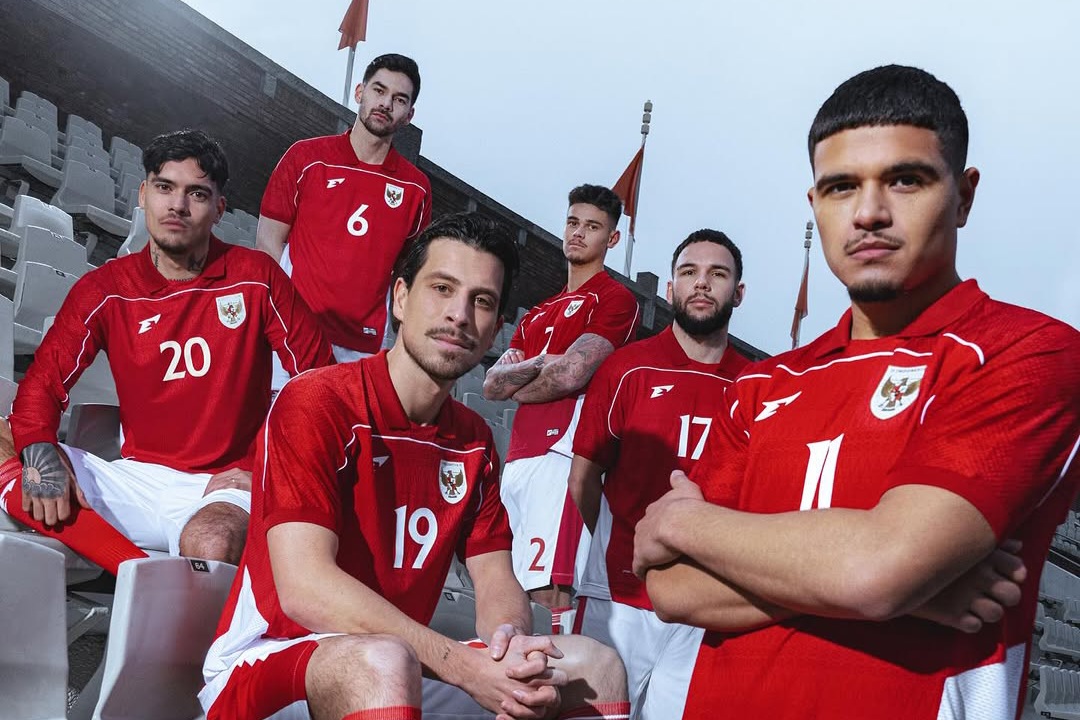 Erspo selaku pemegang lisensi resmi apparel produksi Jersey timnas memperkenalkan desain jersey baru tim garuda (FOTO: Instagram @erspo.official)