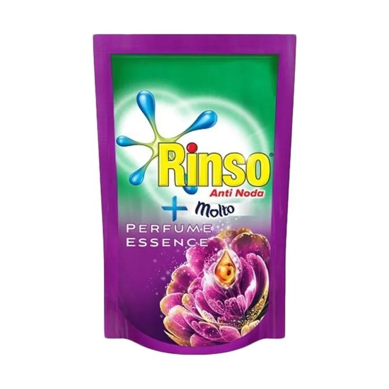 Rinso molto Deterjen Cair, direkomendasikan untuk melindungi pakaian dari bakteri sekaligus menghilangkan bau tidak sedap.