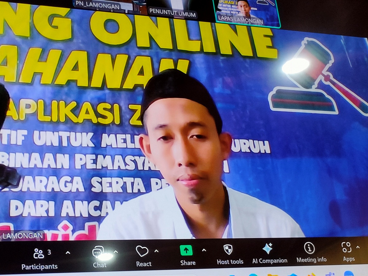 GARA - GARA TANDON AIR: Addinul Qoyyim menjalani persidangan kasus kekerasan terhadap anak. (IST/RDR.LMG)