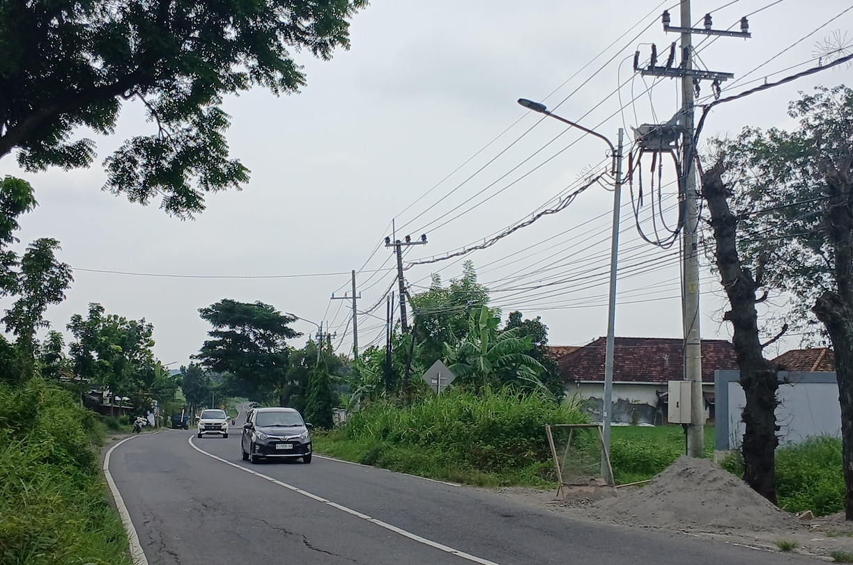 BUTUH PENERANGAN: Salah satu PJU yang padam di wilayah Kabupaten Lamongan.  (ANJAR DWI PRADIPTA/RDR.LMG)