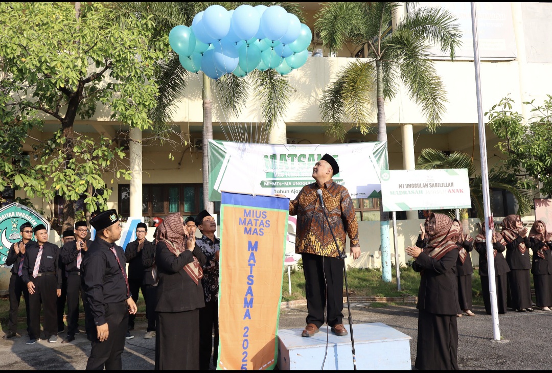 Pembukaan Matsama MIUS, MATAS, dan MAS Lamongan oleh Ketua Yayasan Sabilillah Lamongan, H. Ongki Wijaya Ismail Putra, ST.