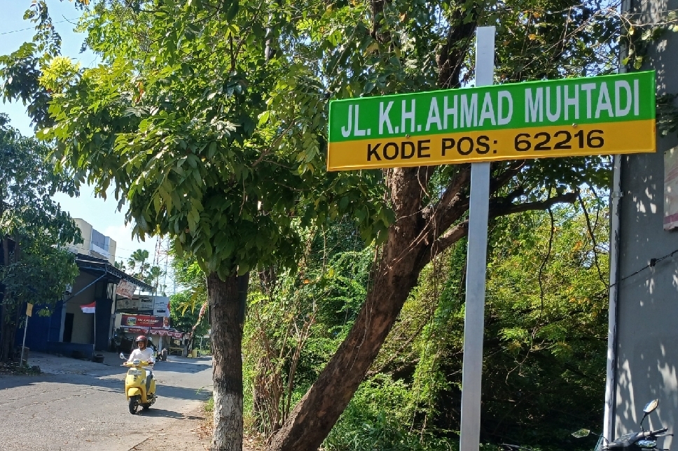 BERGANTI NAMA: Jalan Simpang Kusuma Bangsa berganti menjadi Jalan KH. Ahmad Muhtadi