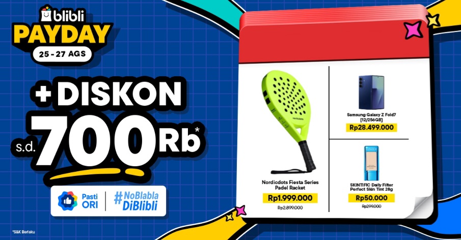 Berbagai macam Promo Gajian Elektronik di B&zwnj;li&zwj;bli, Harga Mura&zwnj;h Laptop dan⁠ Gawai Terbaru⁠ Agustus 202&zwnj;5